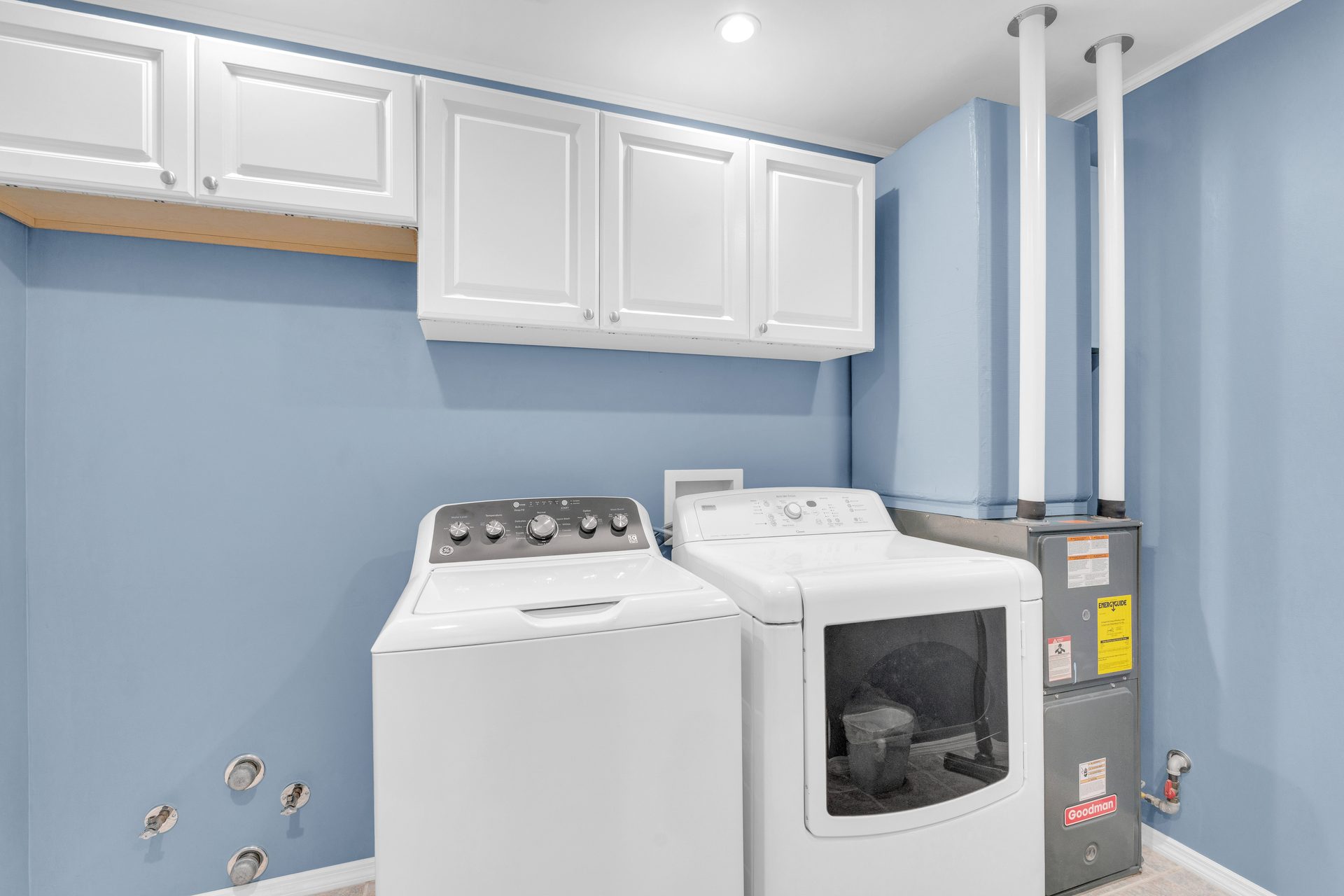 Interior laundry room