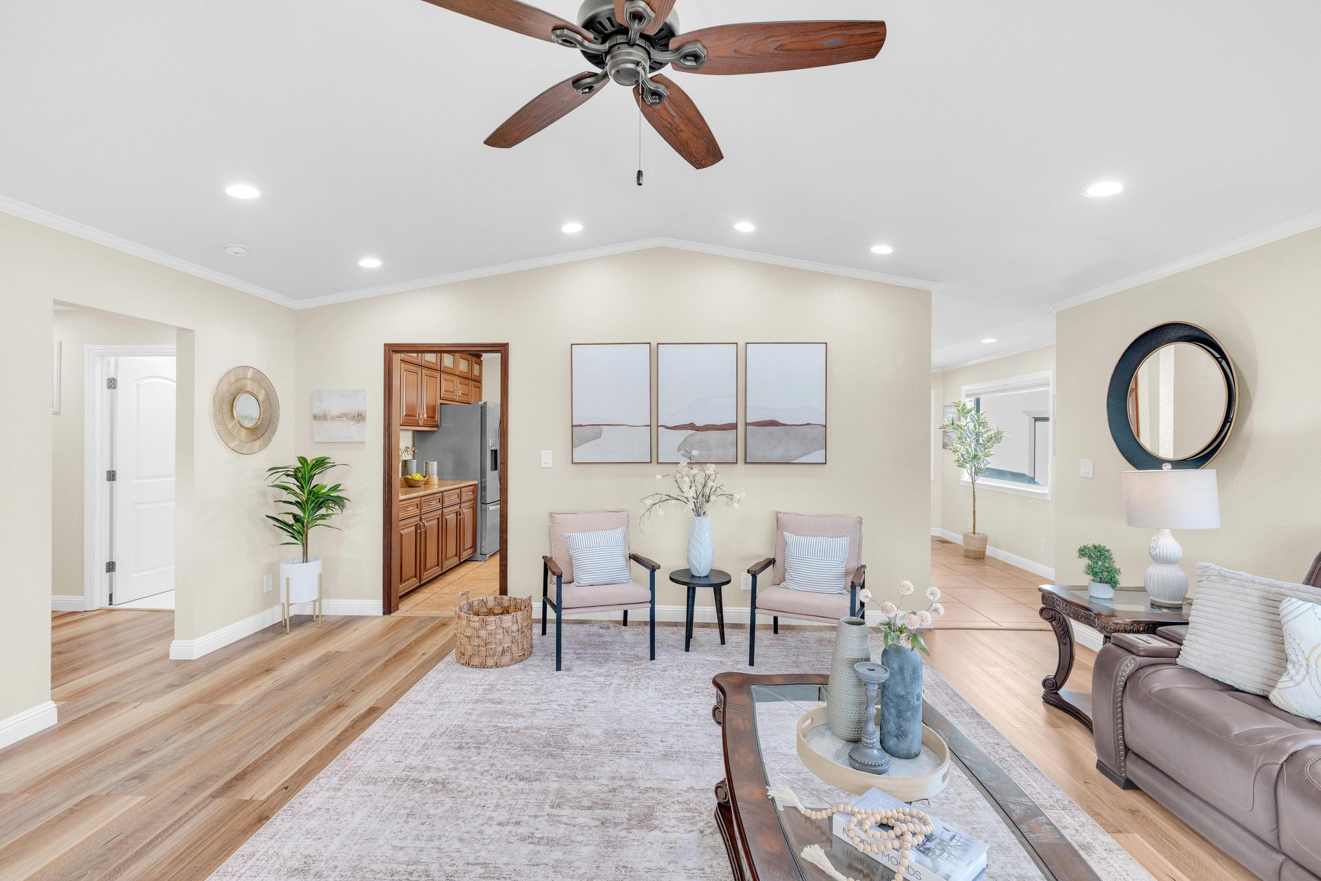 Living room hardwood floors
